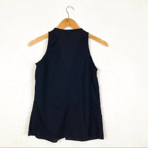 Converse One Star Navy Blue Sleeveless Blouse XS - Picture 8 of 8